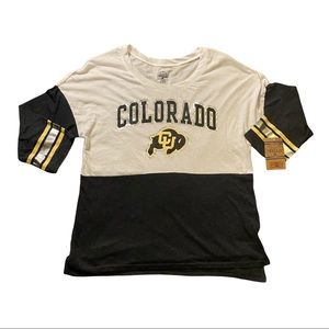 NWT Rivalry Colorado University CU Fit Shirt SZ L